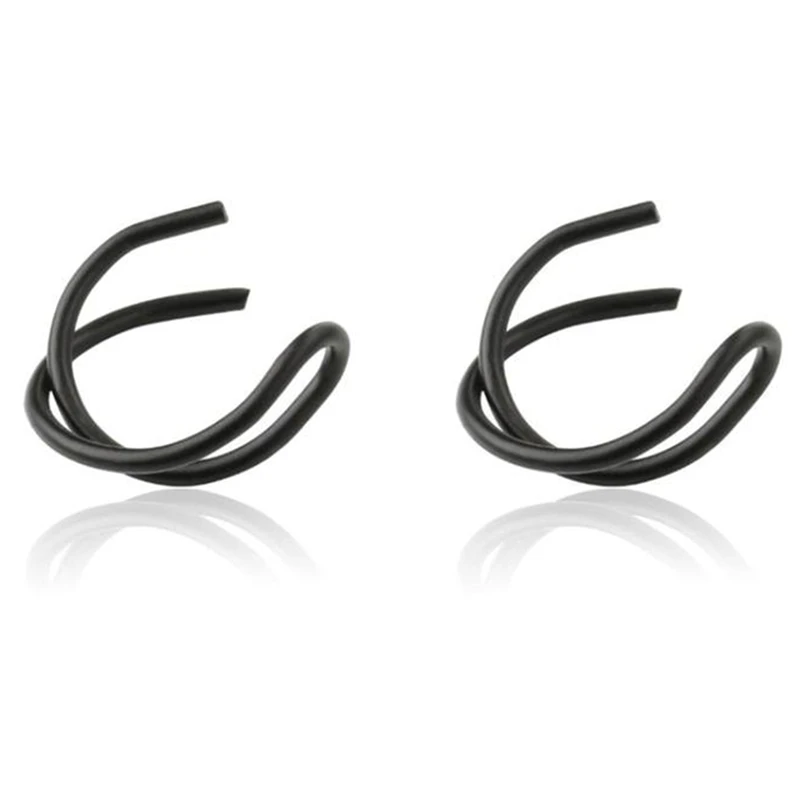 Модные золотые каффы для хрящевых тканей в стиле панк женские клипсы серьги не