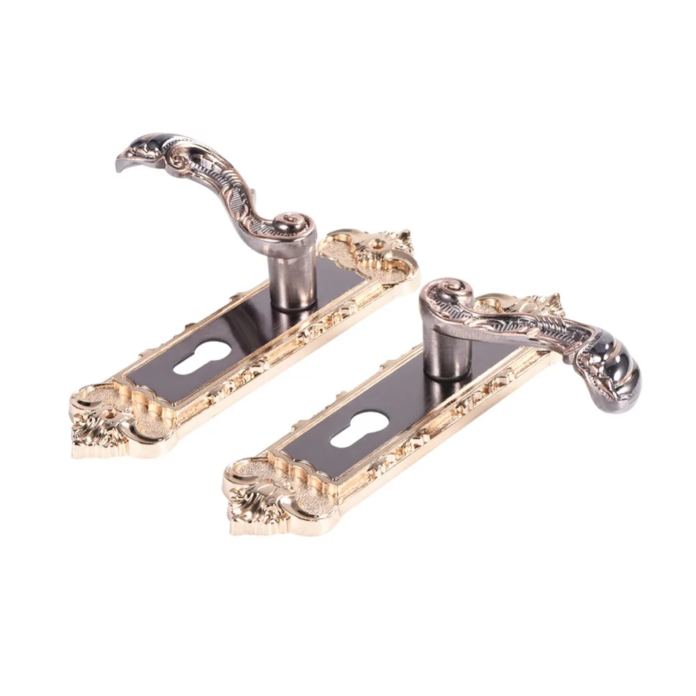 Европейский стиль ретро алюминиевый сплав винтажный дверной замок интерьер