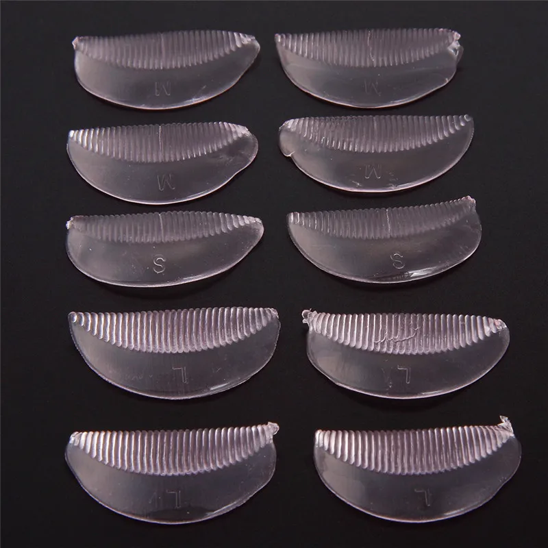 3/5 пар прочный силиконовый перманентные ресницы Пермь бигуди для завивки волос