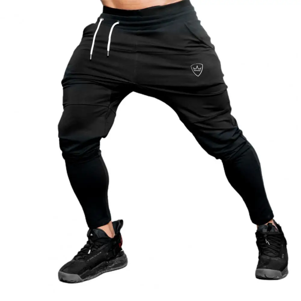 

Hot Sales!!!Long Trousers Loose Breathable Cotton Blend Mens Track Pants for Jogger