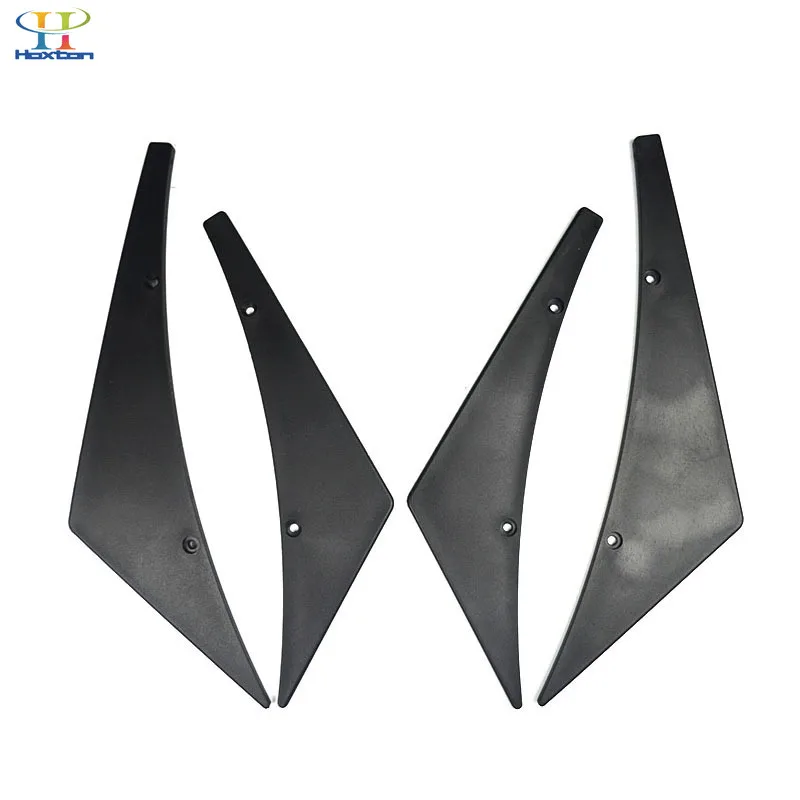 Черный 4 шт. автомобильный Стайлинг Универсальный Автомобильный передний бампер