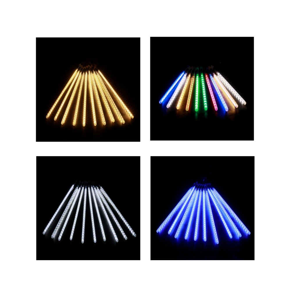 

Faroot [EU Plug] Waterproof Blue Colorful Festival for Family Holiday Party Decoration Multi-Color Bras Warm White Lamp