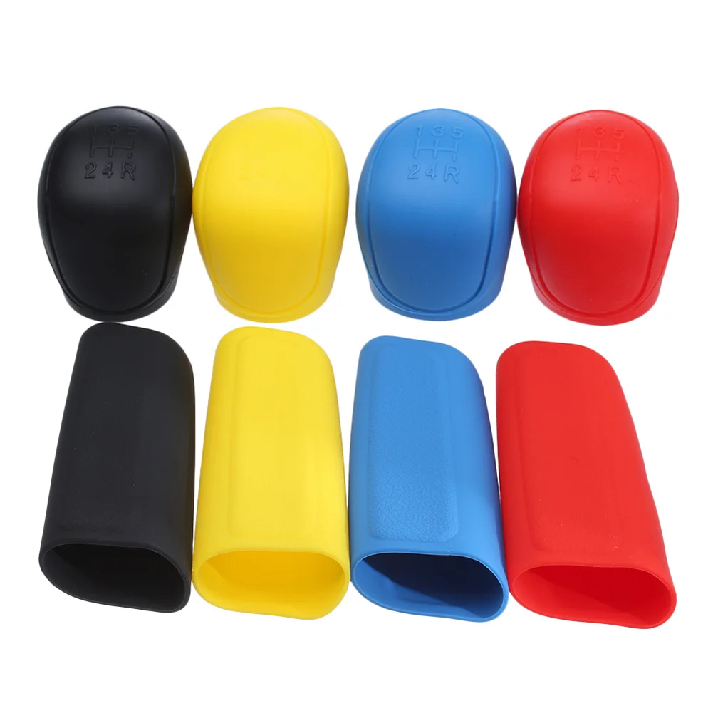 

2Pc Car Universal Auto Manual Silicone Shift Glove Gear Head Knob Cover Handbrake Hand Brake Covers Sleeve Case Skin Protector