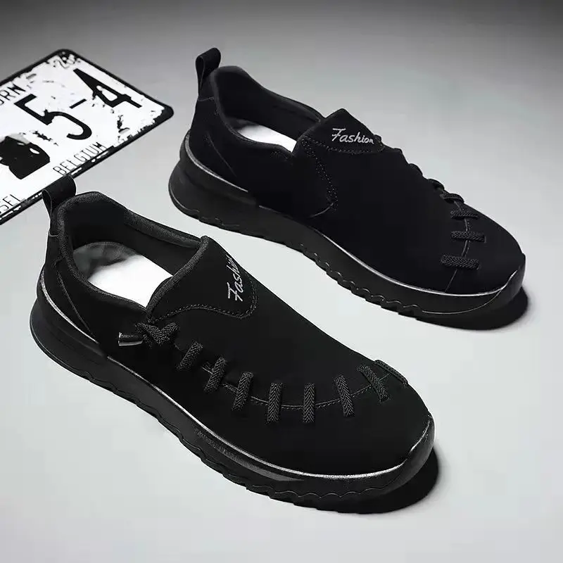 

Men's shoes 2021 spring autumn sports driving zapatos de hombre outdoor light Splicing men's shoes chaussures de course