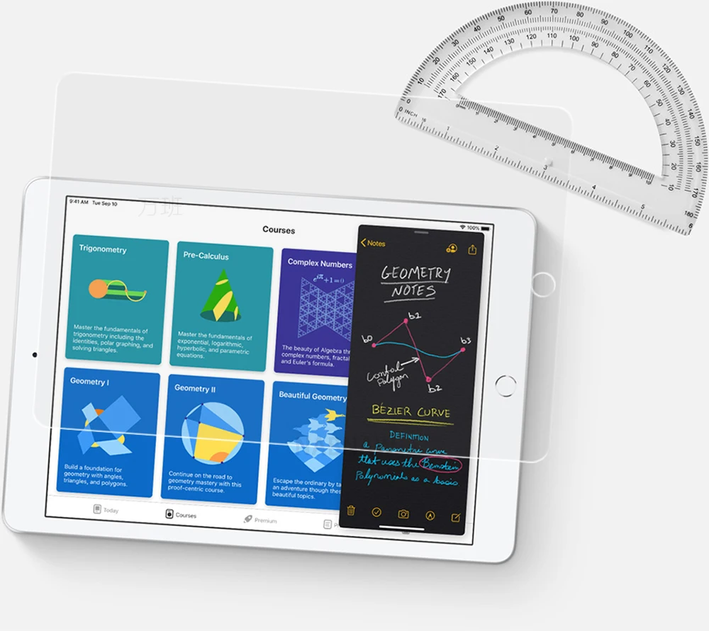 NABNAW закаленное стекло для iPad 10,2 дюймов Mini 5 4 3 2 1 air 10,5 Защита экрана для нового iPad 9,7 iPad Pro 11