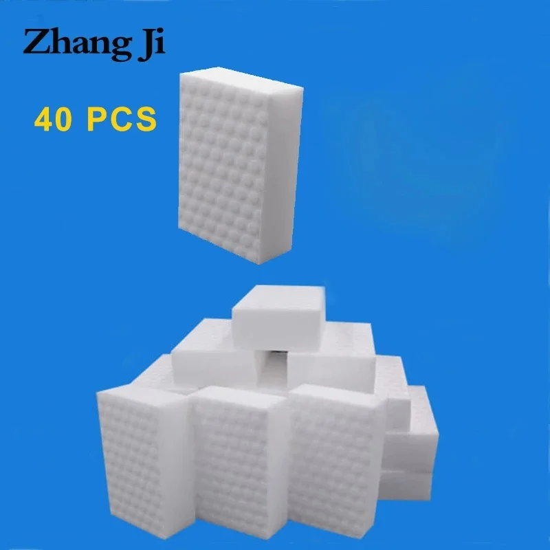 ZhangJi 40 шт. губка Ластик высокой плотности меламиновая многофункциональная