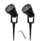 2 шт. 9 Вт Водонепроницаемый светодиодный светильник s, лампа для газона 110 В 220 В, ландшафтный Точечный светильник IP65 110 220 В, уличные лампы, садовая лампа с шипами