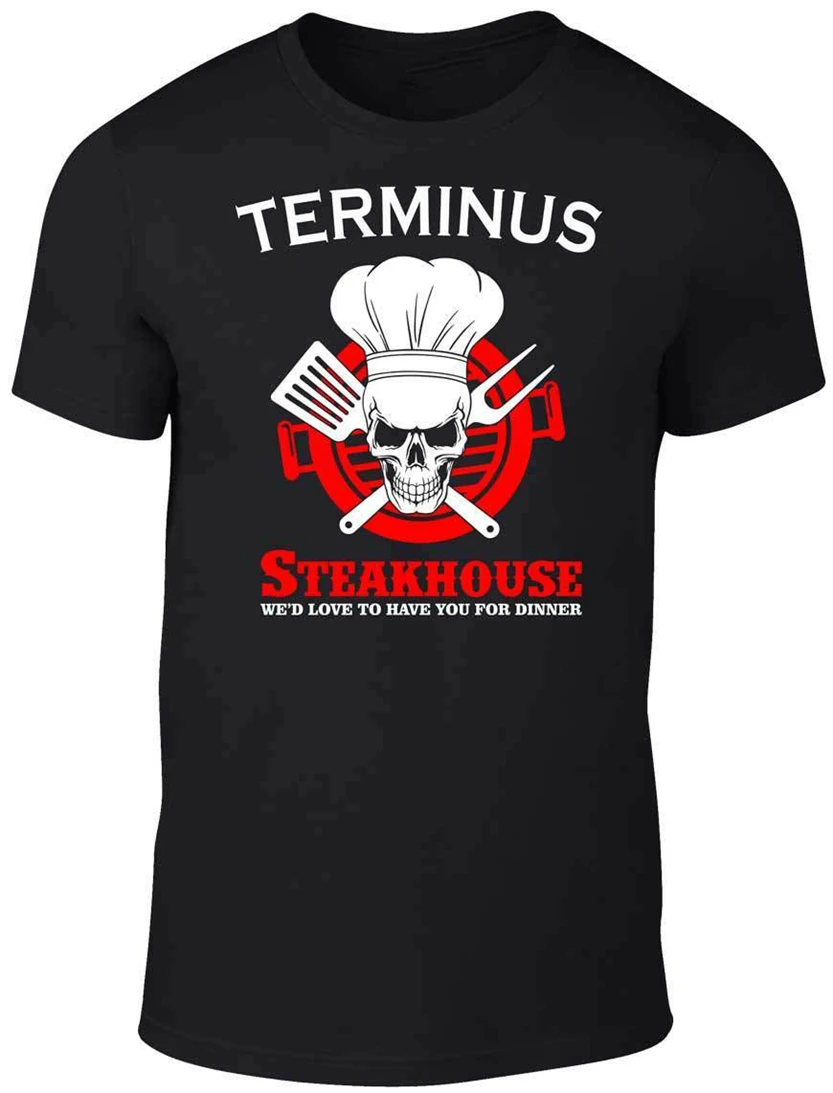 

Men'S Terminus Steakhouse T-Shirt - Funny Dead Roamers Walking Walkers Zombie 2Xl 14Xl Tee Shirt