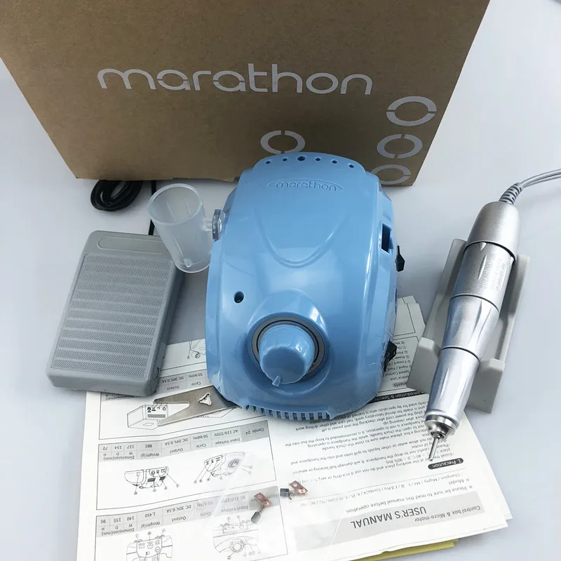 45K Сильный 210 45000rpm Чемпион 3 PRO 105L наконечник Электрический маникюрный набор для
