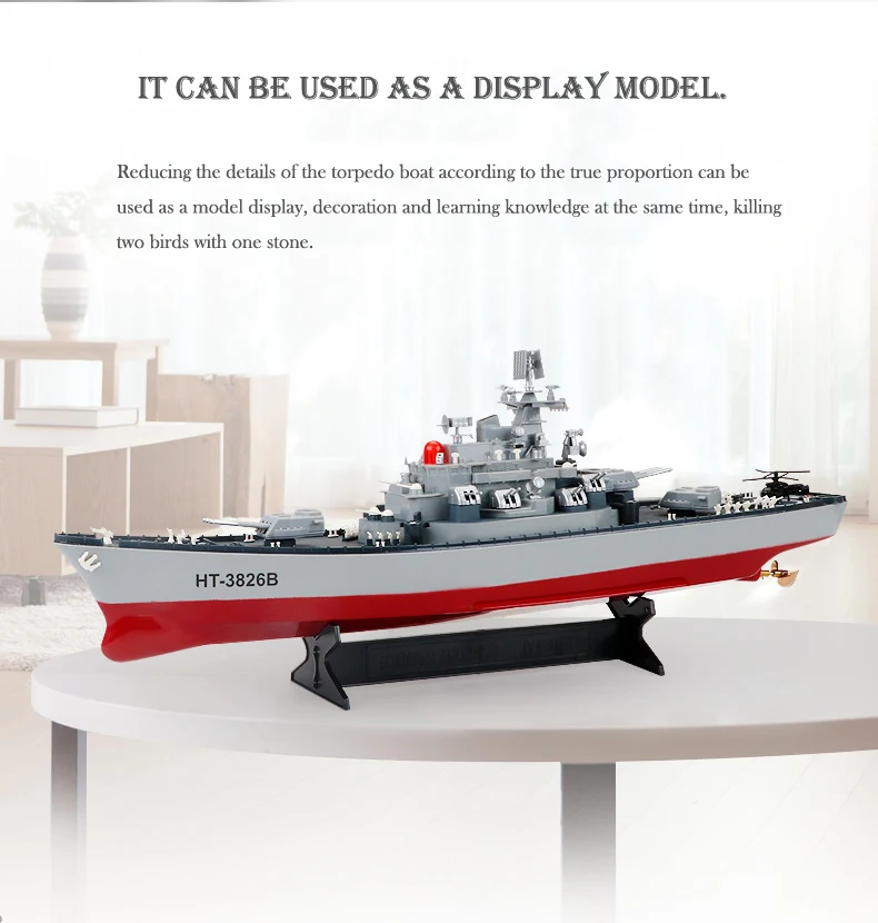 Супер большой пульт дистанционного управления корабль боевой Электрический