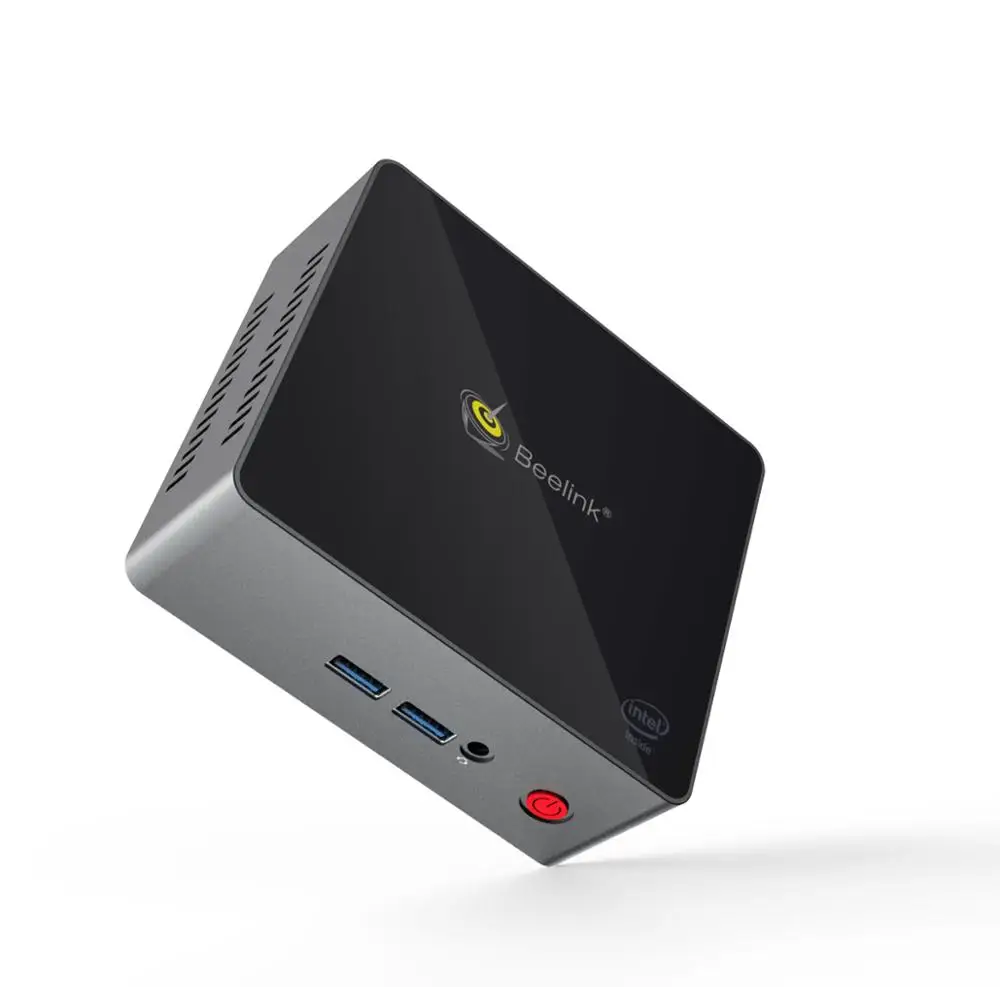 Beelink J45 Win10 Мини ПК intel Pentium J4205 SSD 128 Гб двойной экран дисплей Поддержка HDD Gigabit LAN мини-медиаплеер ТВ-бокс
