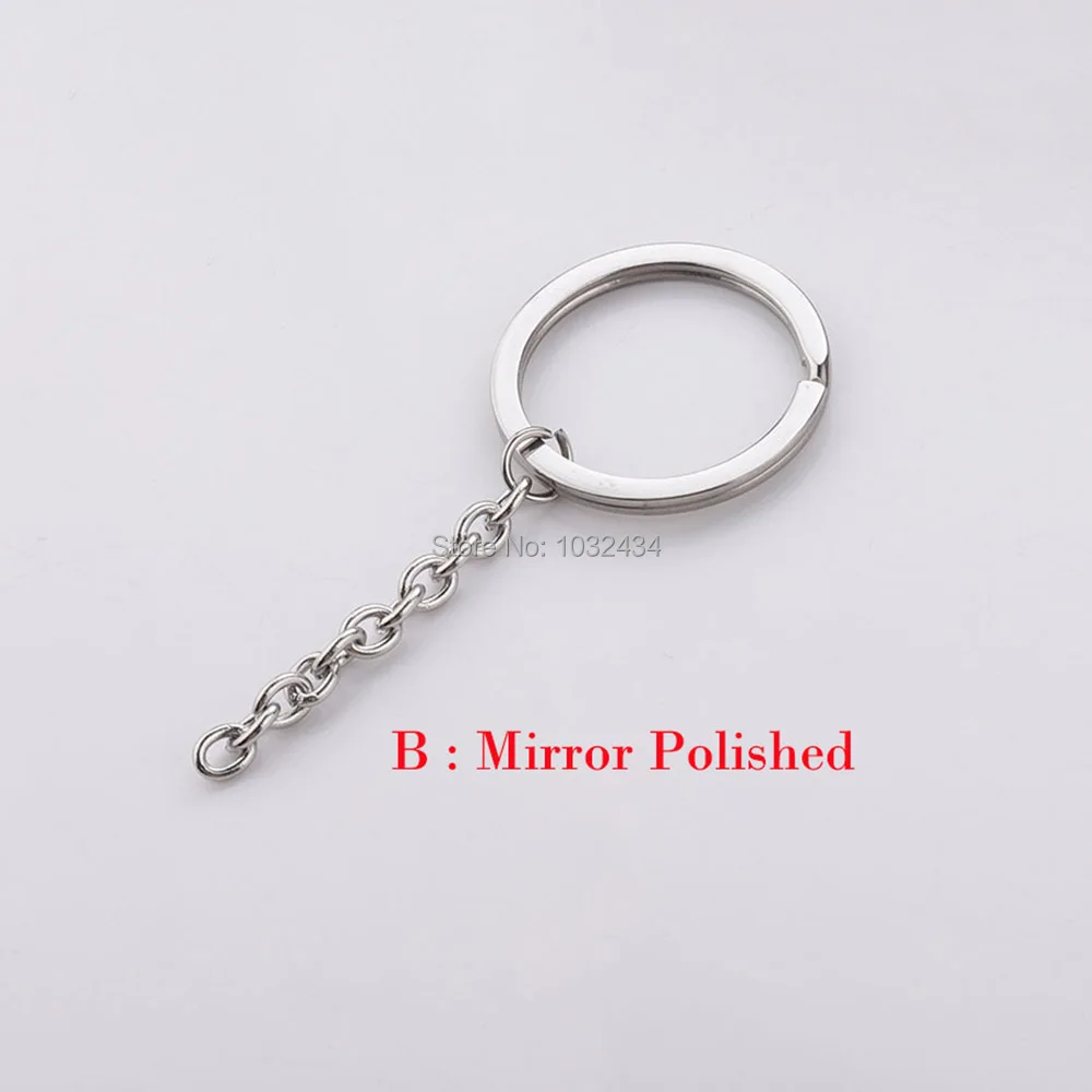 

100pcs/lot Wholesale DIY Key Chain Key Ring Split Ring Keychain Jewelry Making Accessories