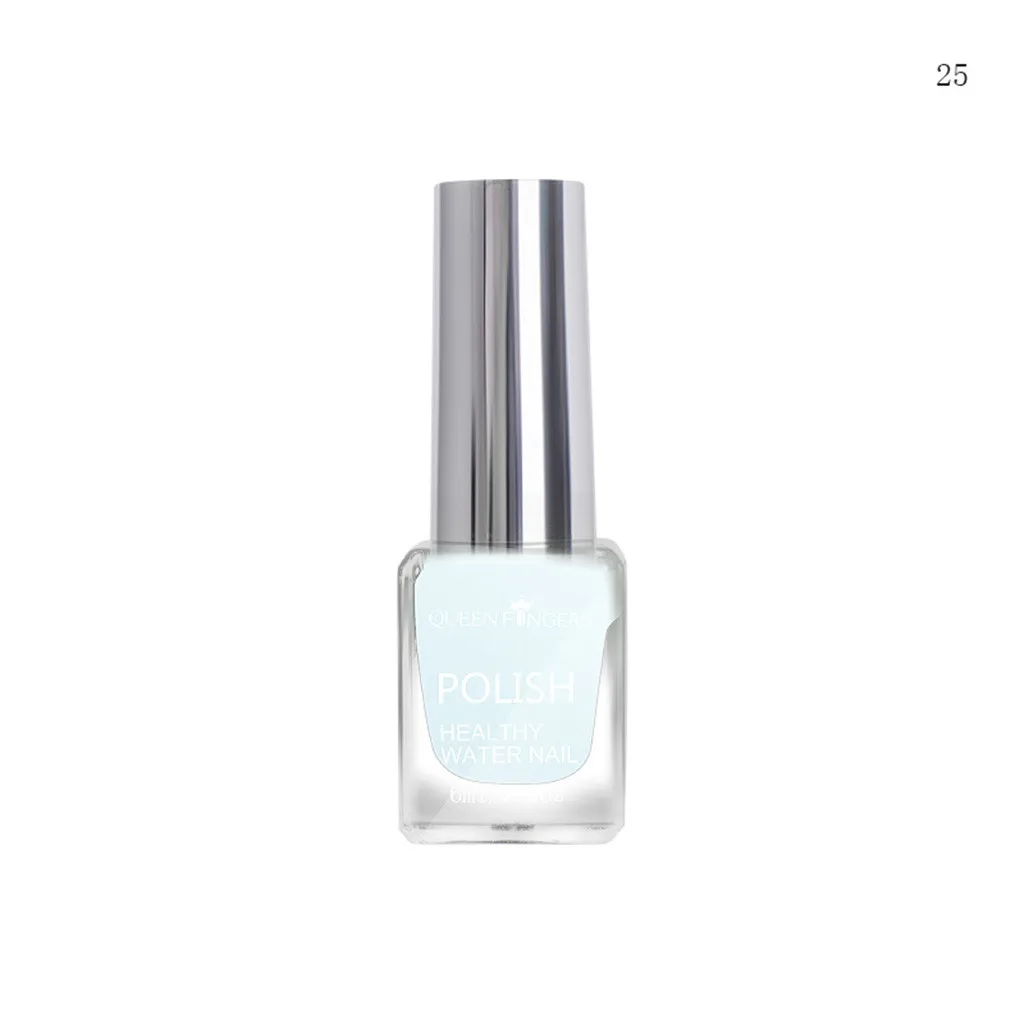 25 25 цветов Отшелушивающий лак для ногтей Vernis Ongle Lakiery Hybrydowe на водной основе чистый телесный серебряный цвет Лак Блеск для ногтей H7 - Цвет: 25