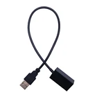 Автомобильный USB AUX кабель, провод, адаптер, аудио медиа, музыкальный интерфейс для Mitsubishi Outlander ASX 2009 и новее компакт-диск
