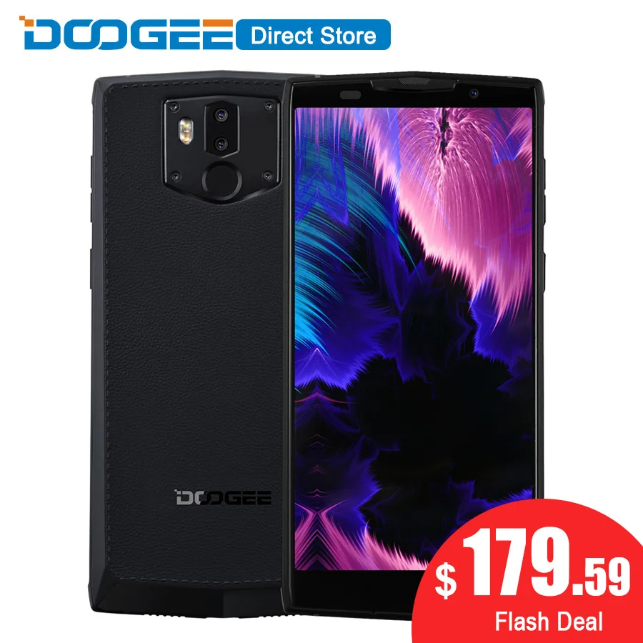 DOOGEE BL9000 смартфон 6 ГБ 64 Гб Helio P23 Восьмиядерный 5V5A флэш-зарядка 9000 мАч Беспроводная зарядка 5,9" FHD+ Android 8,1