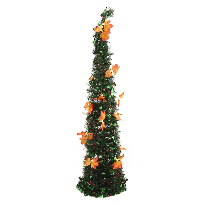 3M DIY LED Lights Autumn Artificial Maple Leaf Shaped Fall String Party Birthday Christmas Decorations For Home | Дом и сад
