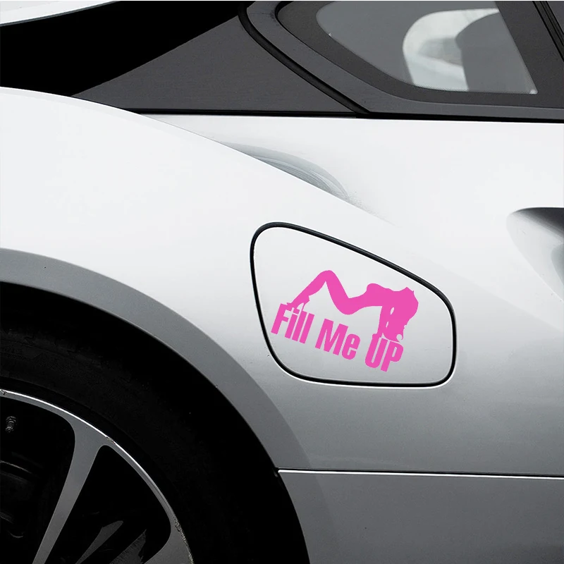 

Fill Me Up Tank Car Sticker Car Accessories Funny Auto Decals And Stickers Reflective Vinyl Car Decorate Sticker For Car