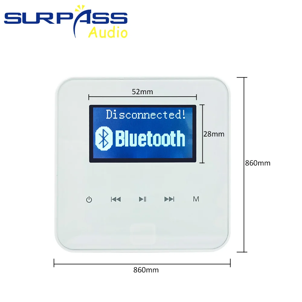 Bluetooth WiFi Мини Настенный усилитель большой мощности стерео домашняя аудио система