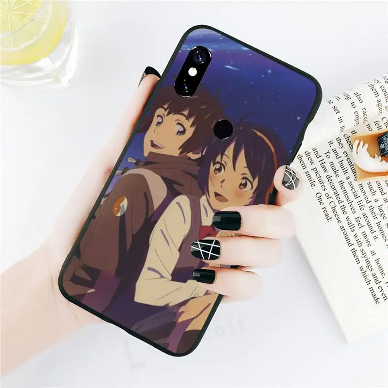 

Custom Phone Case For Xiaomi Redmi note 7 8 9 t max3 s 10 pro lite Your Name japanese anime manga coque cover funda shell