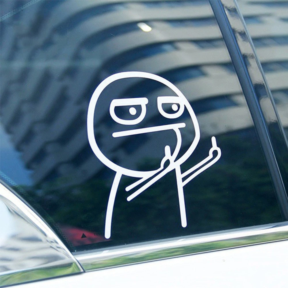 Стикер для автомобиля креативное украшение аппликация ПВХ стикер белый дальний