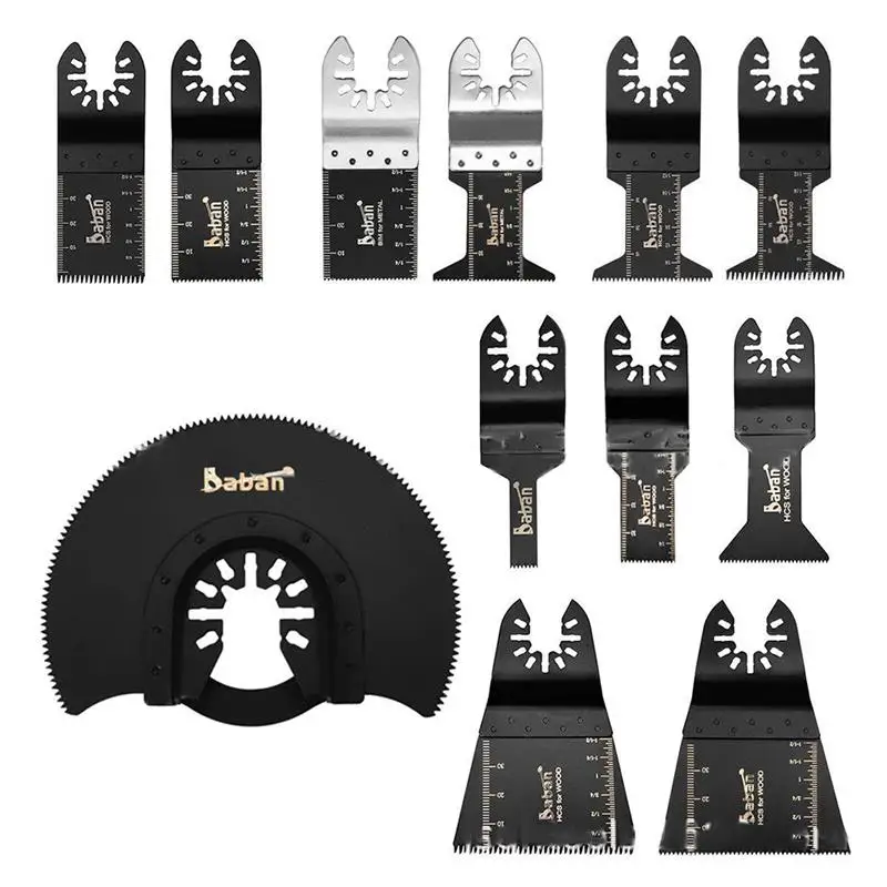

12/20pcs Multi-Function Bi-Metal Precision Saw Blades Oscillating Blade Multi Wood Cutting Kit Chipboard Tool Circular Saw Blade