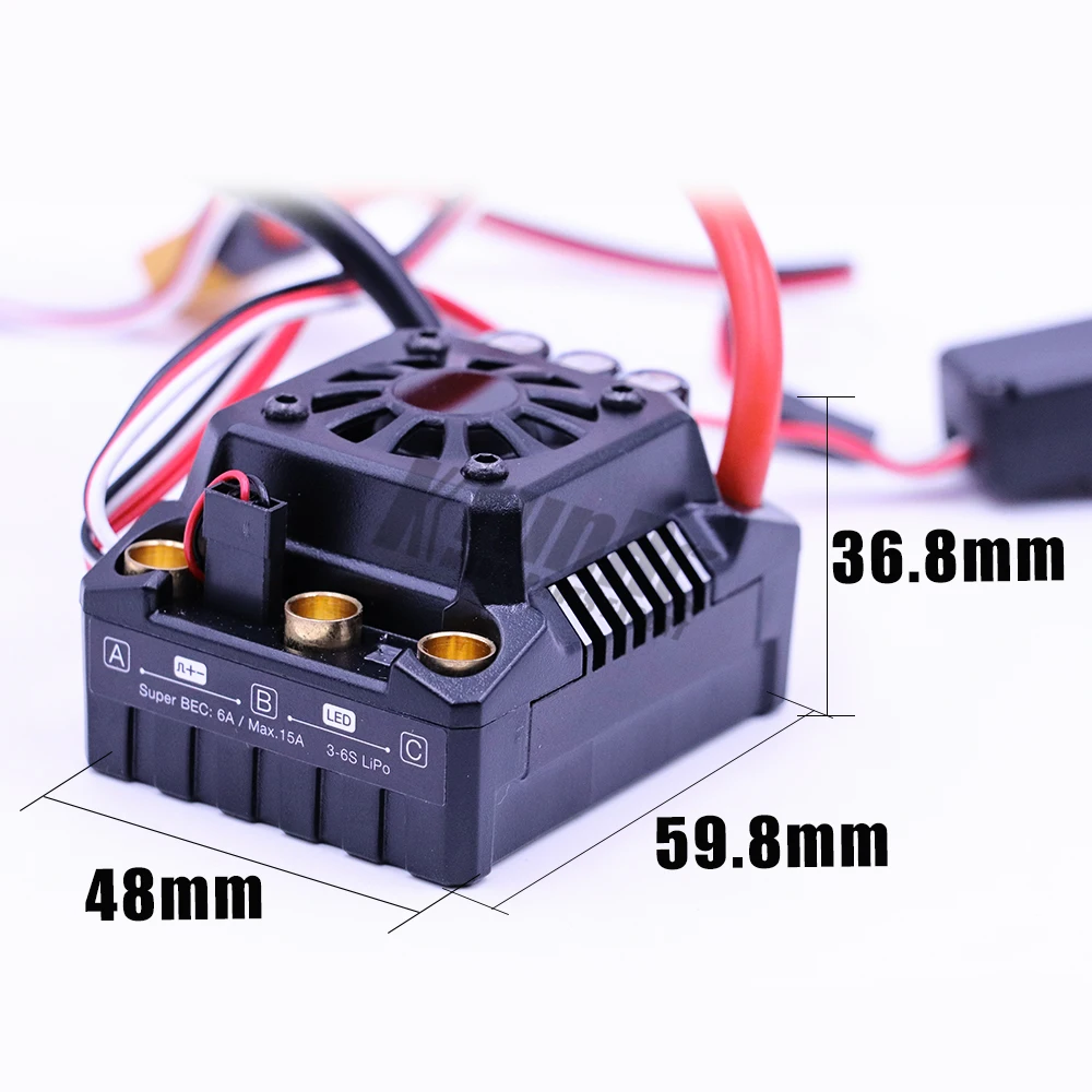 Водонепроницаемая бесщеточная штепсельная вилка WP 1 150 А ESC TRX для RC 1/8 Traxxas Max8 RTR Summit