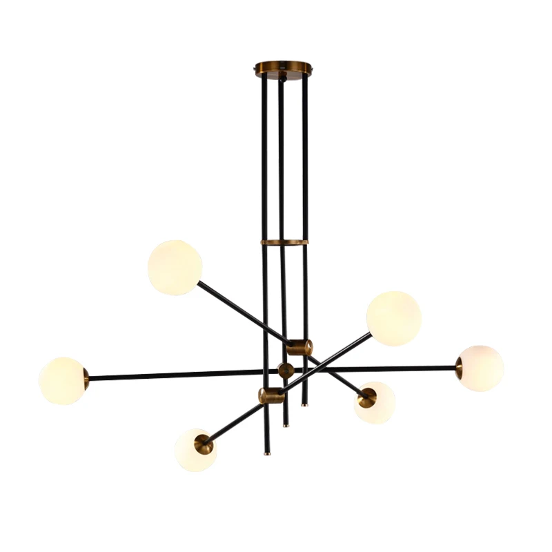 

A Chandelier Post Modern Restaurant Lamp Designer Originality Bar Counter Bedroom Lamp Personality Magic Bean A Chandelier