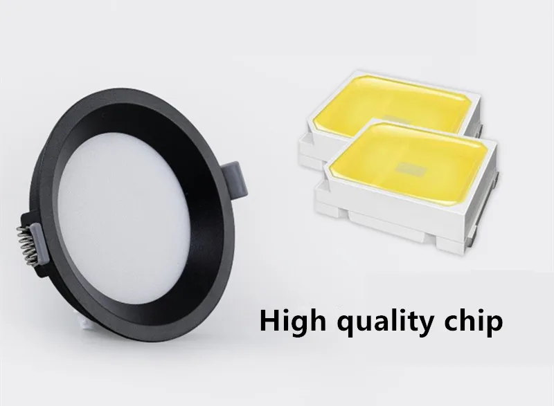 

LED down light embedded kitchen bathroom light AC85-265V 5W 9W 12W 16W 22W round / square LED ceiling light