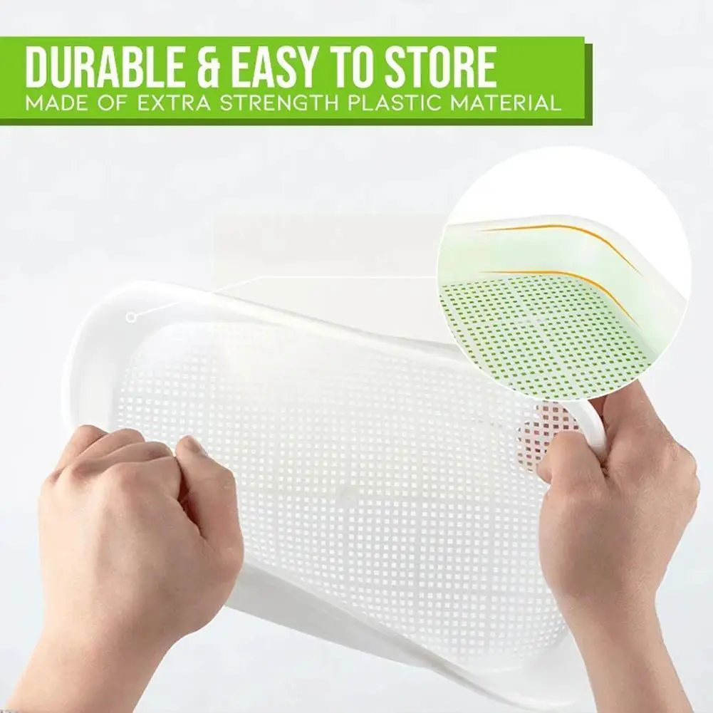 

Home Garden Hydroponic Peanut Sprout Box Bean Pea Wheat Sprouter Germination Seedling Grass Grow Pots Soilless Planting Tra B9f0