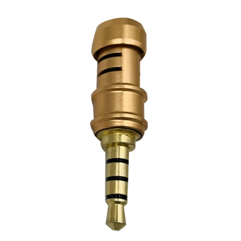 

KX4A Portable Gold Microphone Smartphone Microphone Noise Cancelling Mic Outdoor Video for Vlog Recording Interview Singing