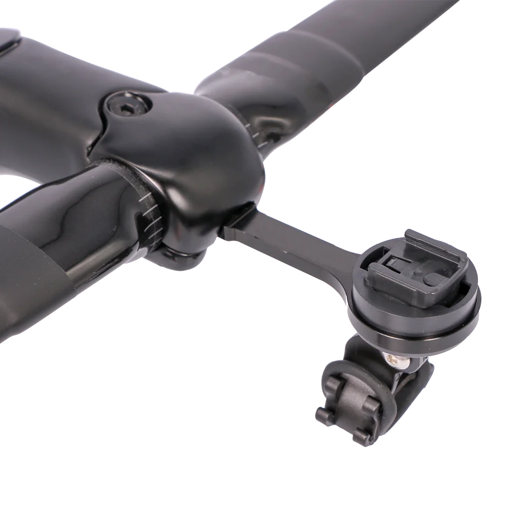 

T1000 SES AR Carbon Fiber Road Mountain Bike Bicycle Drop Handlebar and AERO Carbon Stem 3 degrees with Garmin computer mounts
