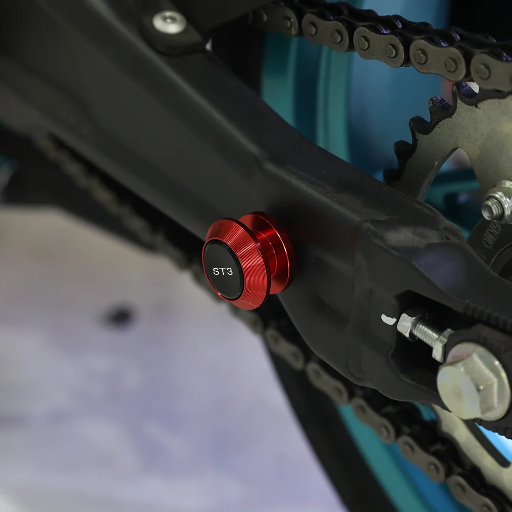 

FOR DUCATI ST3 ST 3 2003 2004 2005 2006 2007 ST3S ABS 2008 2009-On Motorcycle Accessories 8mm Swingarm Spools Stand Screws Parts