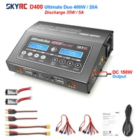skyrc d400 400w 20a dual smart balance charger for 2 7s lipo life liion battery can be a dc150w output power supply