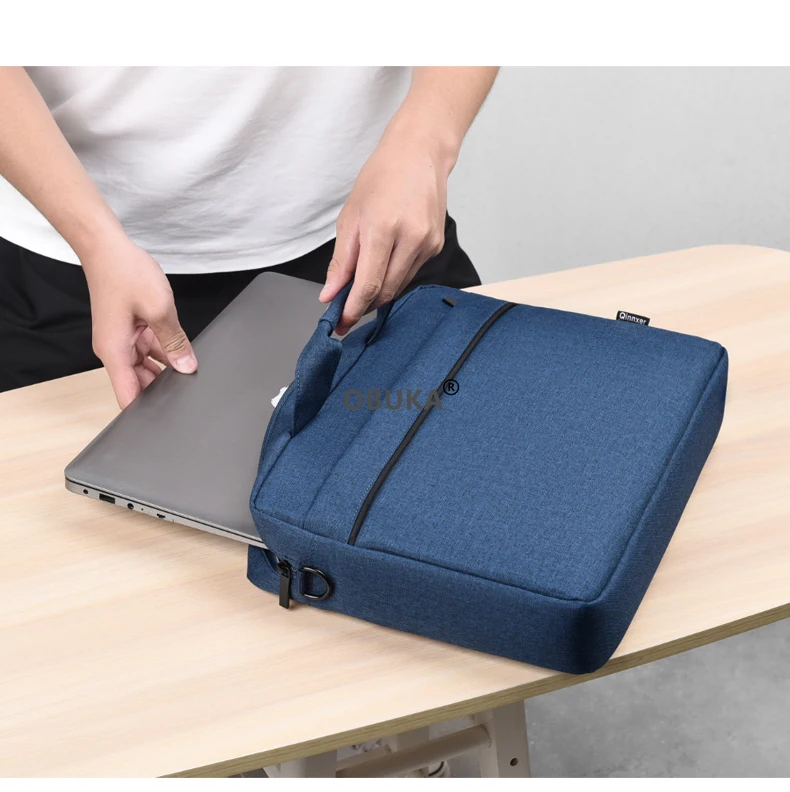 laptop bag briefcase protective shoulder carrying case for macbook air pro 11 12 13 14 15 6 inch asus lenovo dell huawei handbag free global shipping