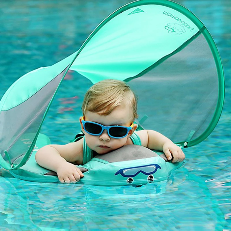 

Mambobaby однотонный ненадувной поплавок для новорожденного ребенка, лежащий плавательный круг, игрушки для бассейна, плавающий тренажер для р...