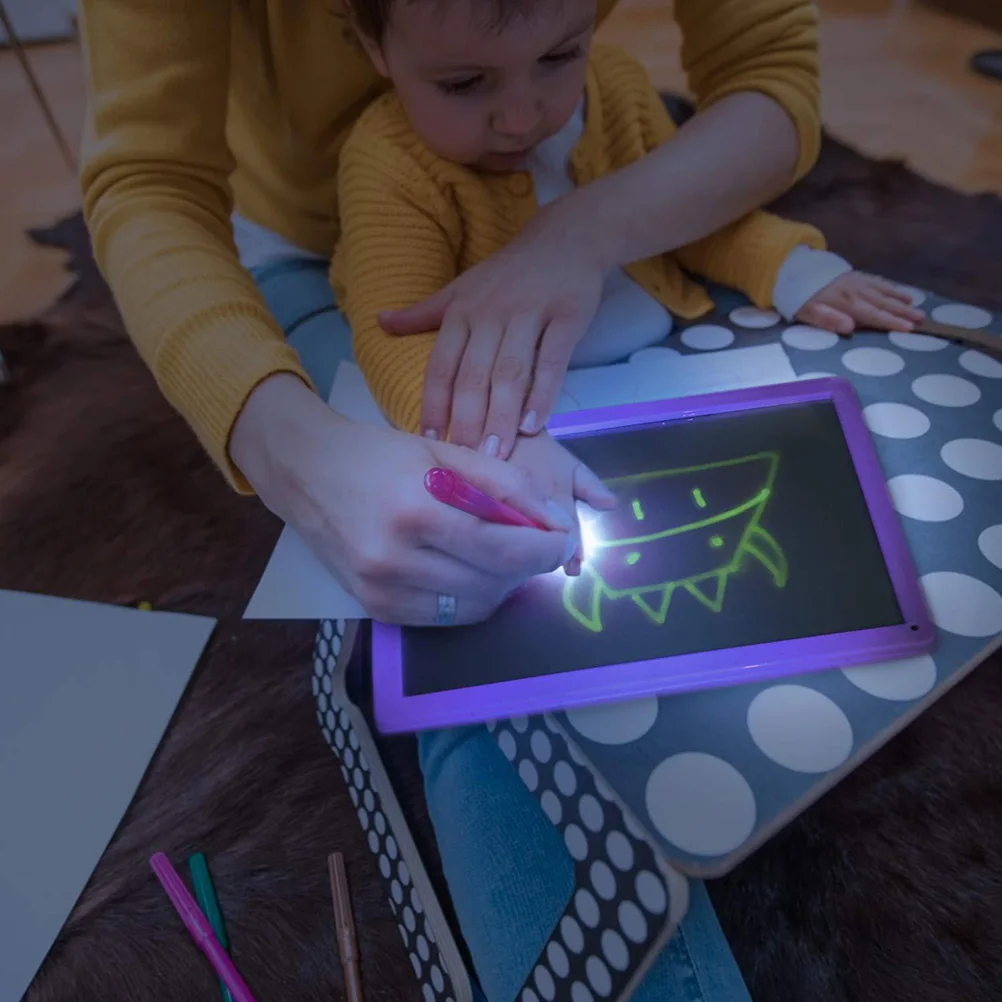 Illuminate Drawing Board Light Writing with Magic Pen Tablet Painting Educational Toy For Kids Children | Игрушки и хобби