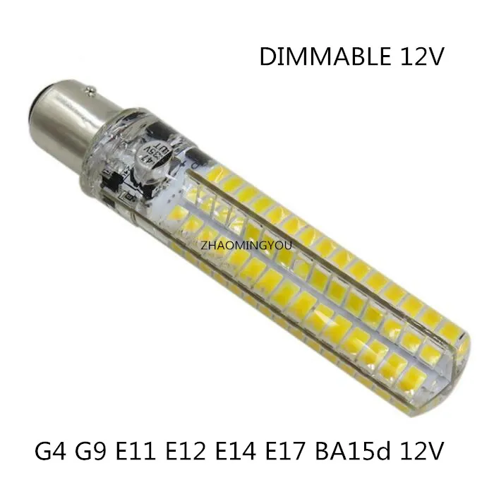 YOU диммируемая SMD 5730 12 Вт Супер яркая силиконовая Светодиодная лампа GY6.35 E11 E12 E14 E17