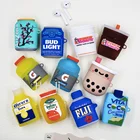 Роскошный брендовый силиконовый чехол Funnly для Apple Airpods 1, 2 pro, Bluetooth, аксессуары для наушников