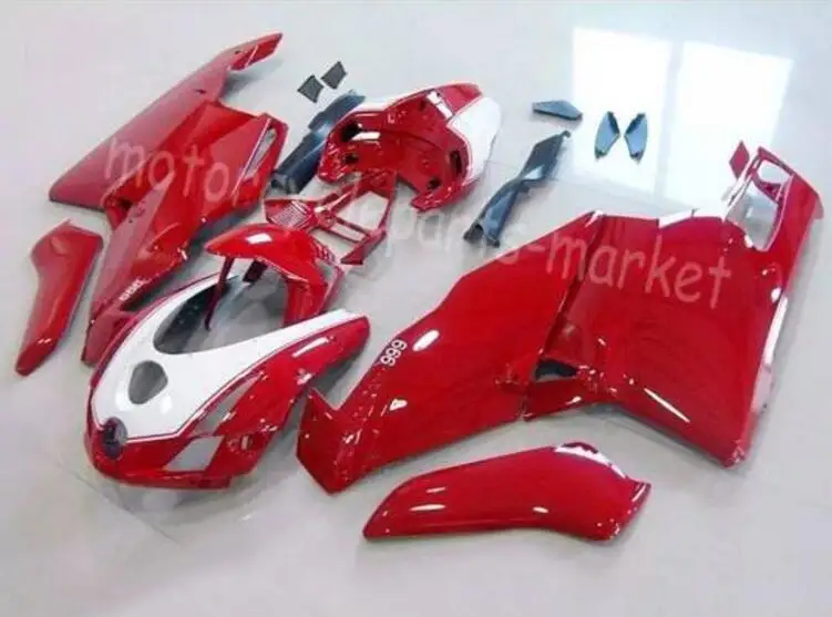 Комплект обтекателей для мотоцикла Ducati 749 999 03 04 красный комплект модель 2003 2004