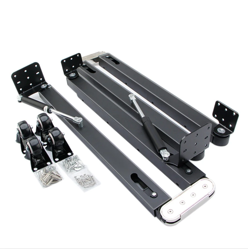 Folding Down Folding Table Hardware Invisible Multi-Function Push-Pull Telescopic Bar Table Hardware Accessories