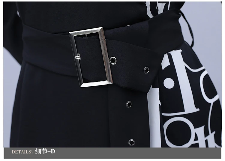 

Design Office Lady Ladies Dresses Goddess Patchwork Korean Dress Vestidos De Mujer Plus Size 5xl Sashes Office Dress