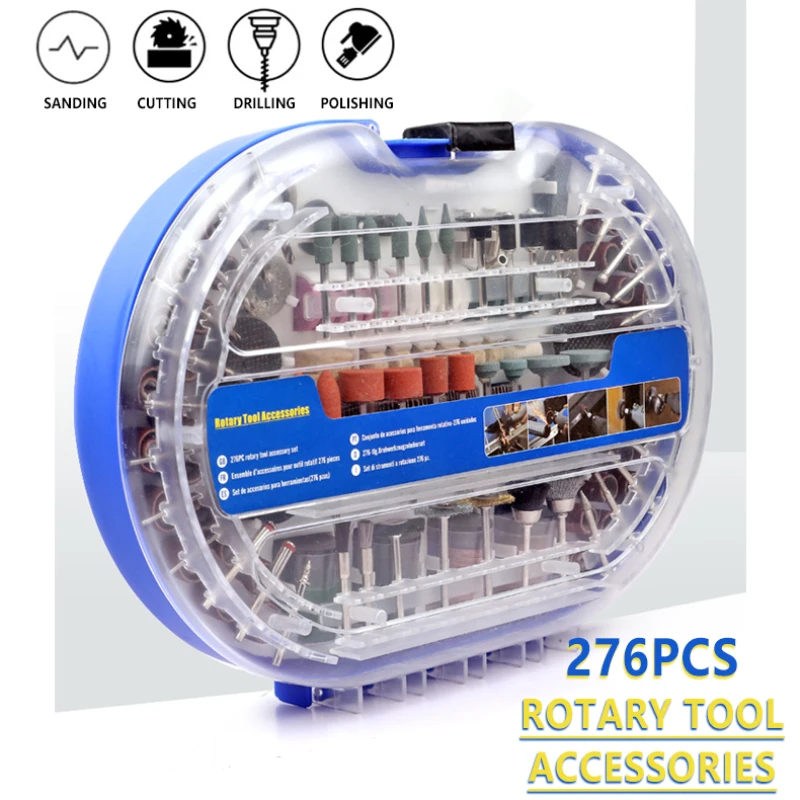 276 шт. Электрический мини сверло набор абразивных Набор принадлежностей для