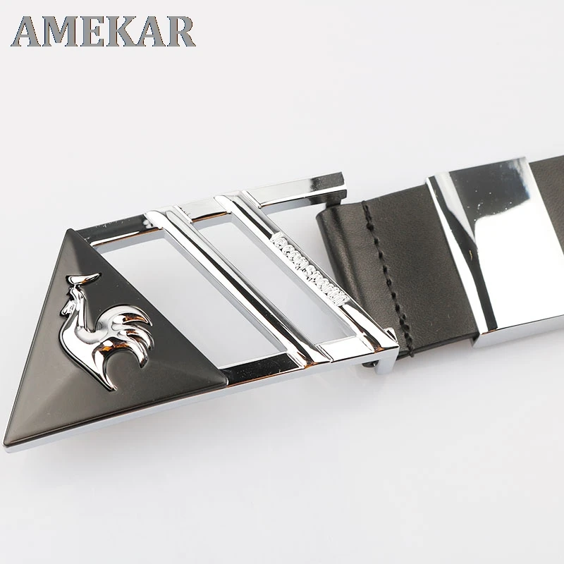 

Hot Selling New Golf Belt Genuine Leather Men Belts Male Casual Belt length cut by yourself Free Shipping