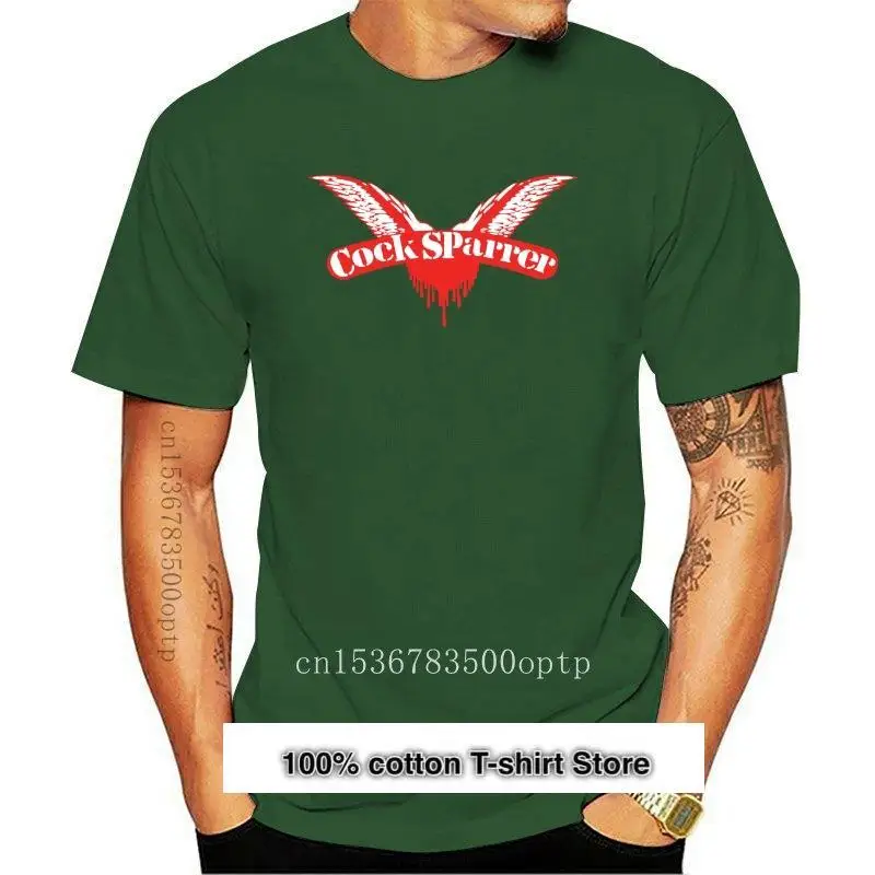 

Polla nueva Sparrer clásico alas loготиpo Punk Rock Oi Punk callejero 2021, черная camiseta, уличная одежда, camisa