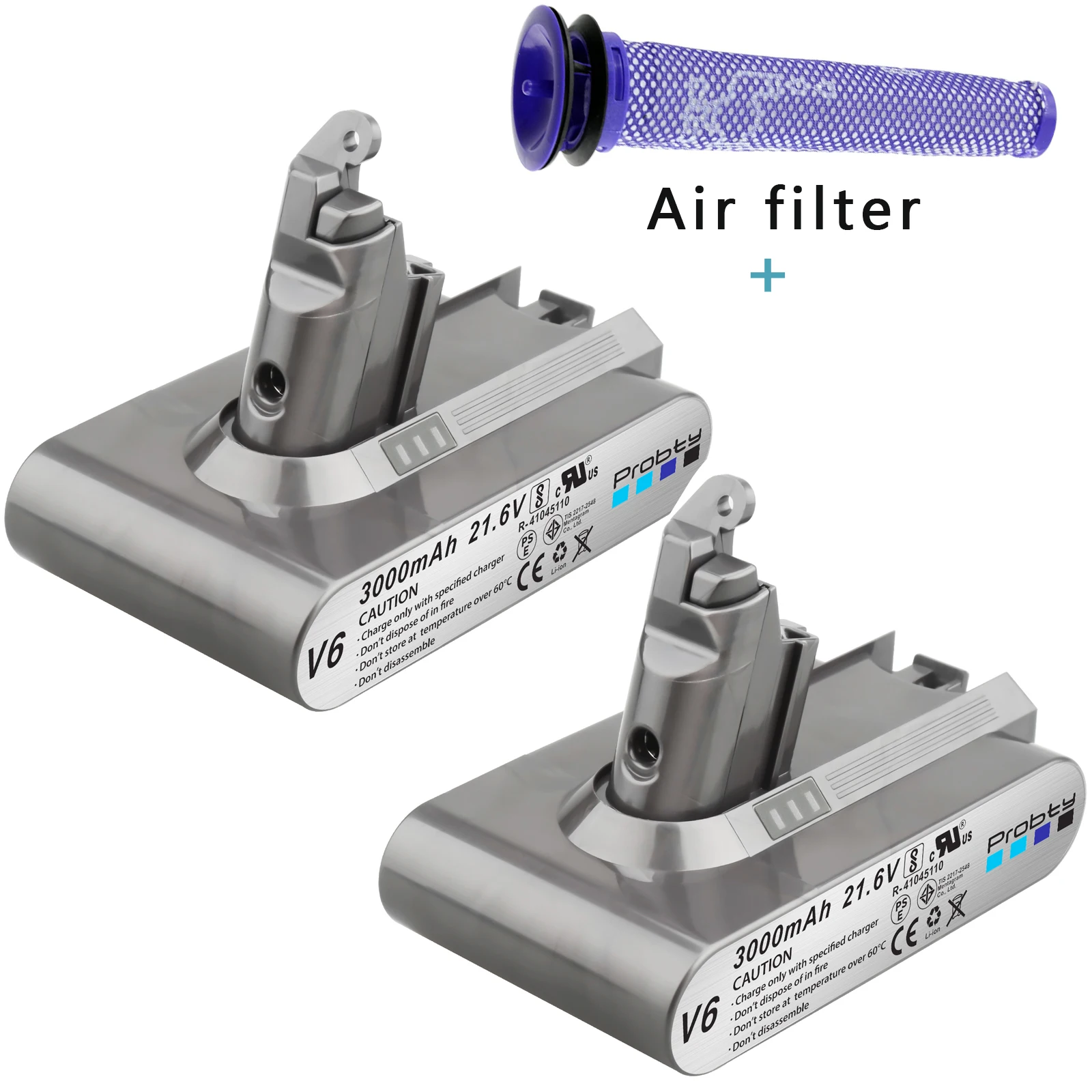 Литий-ионный аккумулятор 3000 мАч 21 6 в 3 0 для пылесосов Dyson V6 DC58 DC59 DC61 DC62 DC74 SV09 SV07 SV03