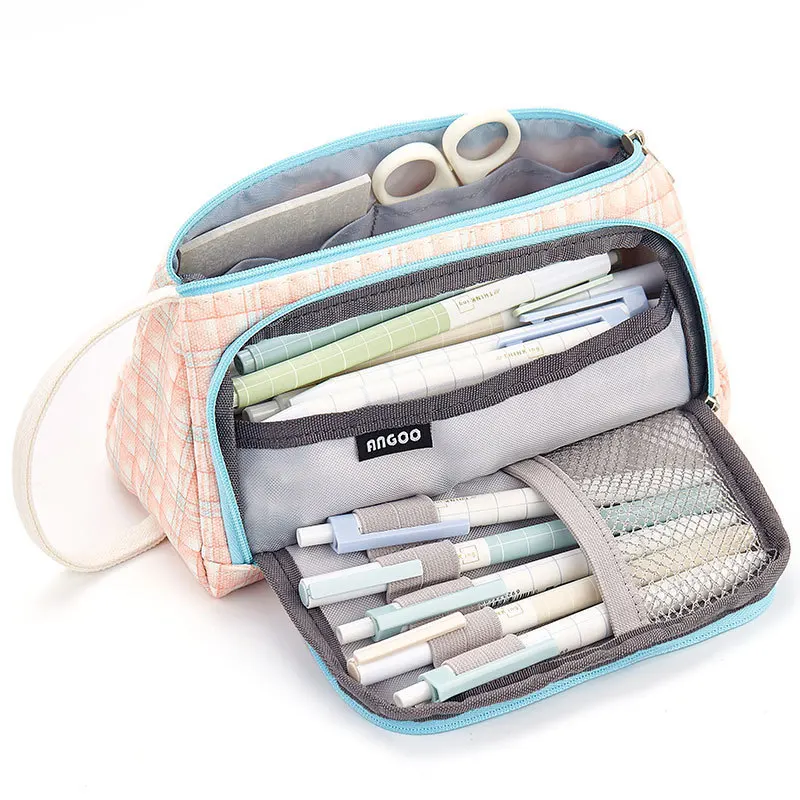 

Large Capacity Pencil Case School Students Stationery Pen Storage Bag Supplies Pen Box Cases School Office Stationary Supplies