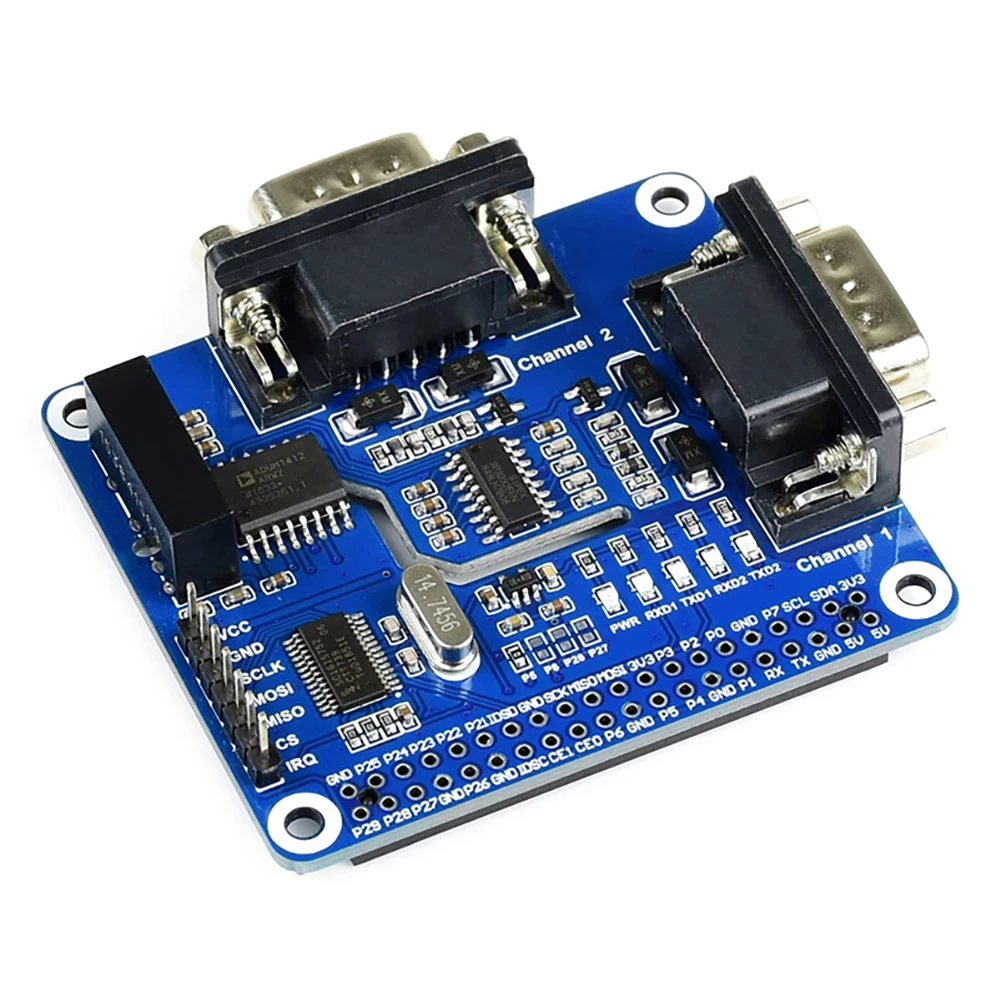 

Raspberry Pi Модуль 4B плата SC16IS752 + SP3232 двухканальная Плата расширения RS232 адаптер модуль расширения карты