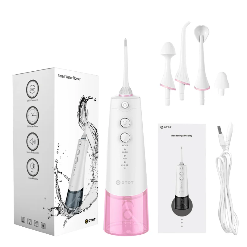 

Электрический ирригатор для полости рта, новый модный перезаряжаемый ирригатор для чистки зубов и отбеливания, 2021