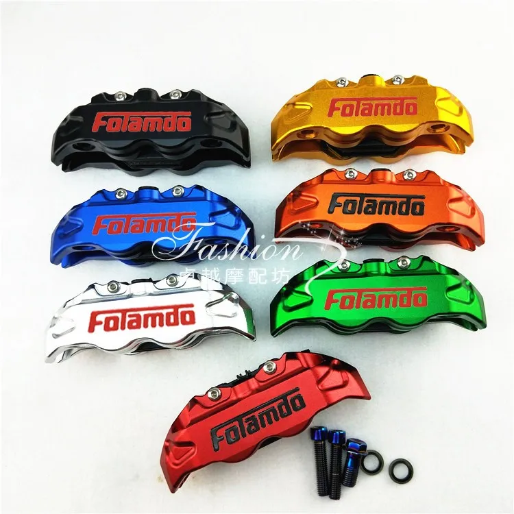 Motorcycle Brake Caliper 82mm Hole To Hole/4 Piston Cnc Aluminum Alloy For Yamaha Honda Suzuki Kawasaki Scooter | Автомобили и