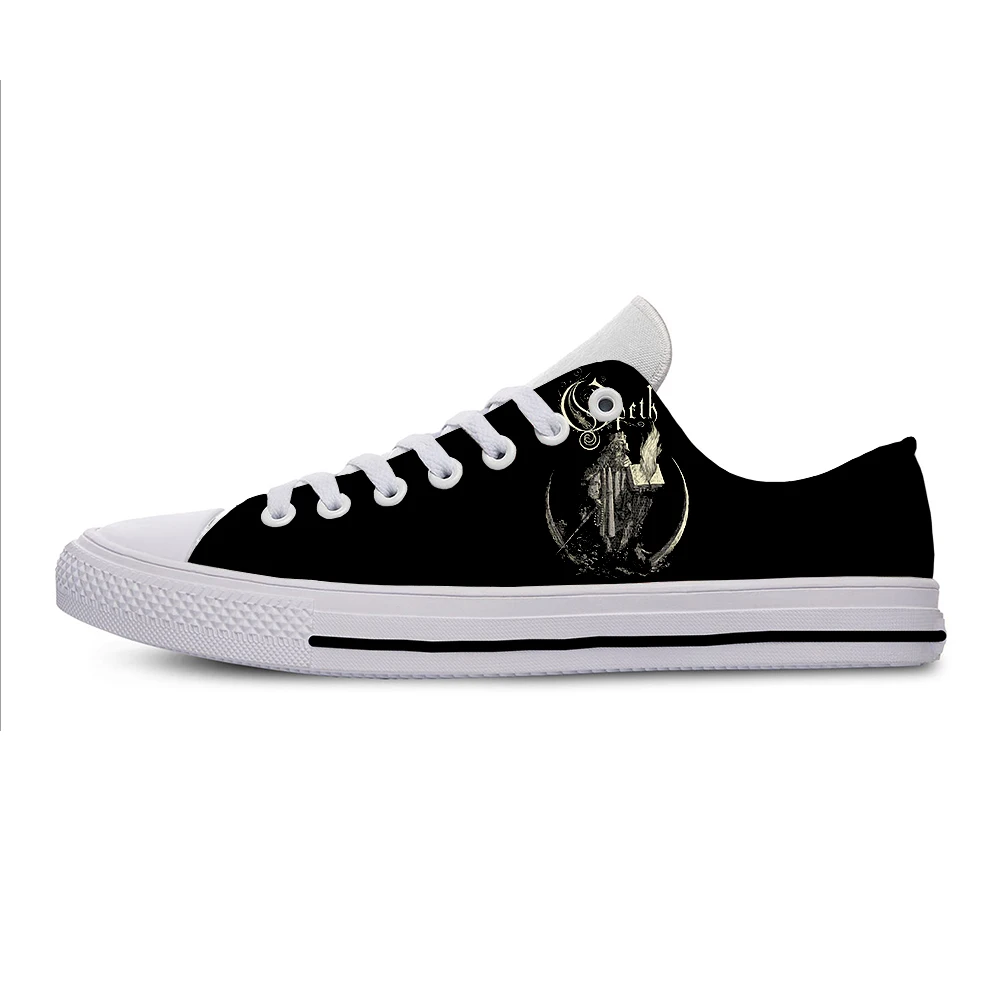 

Men's Low-top Casual Shoes Opeth Band Most Influential Metal Bands of All Time 3D Pattern Logo Men Shoes